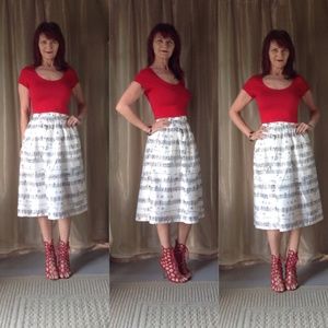 NEW MUSICAL NOTE SKIRT